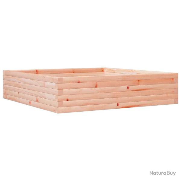Jardini�re bac lit sur�lev� plantes fleurs terrasse jardin 100 x 100 x 23 cm bois massif de douglas