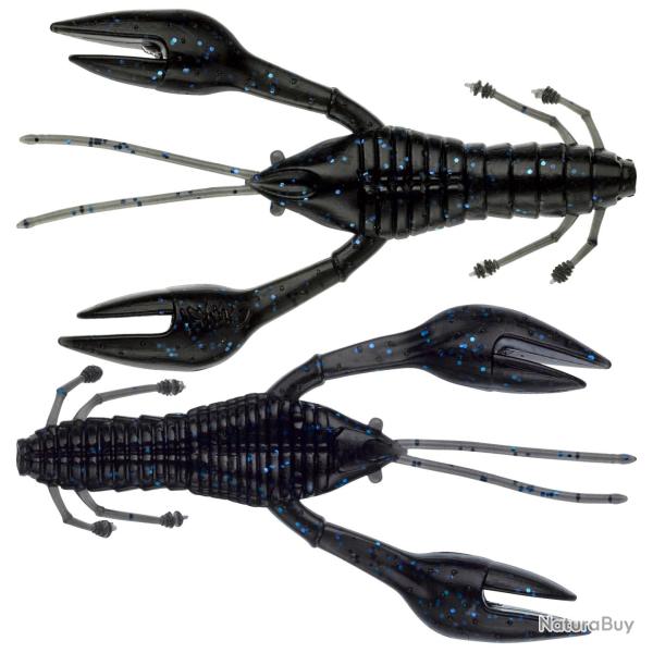 Leurre Souple Gunki Hourra Craw Up 75 4,1g 7,5cm par 5 Black Blue Flk