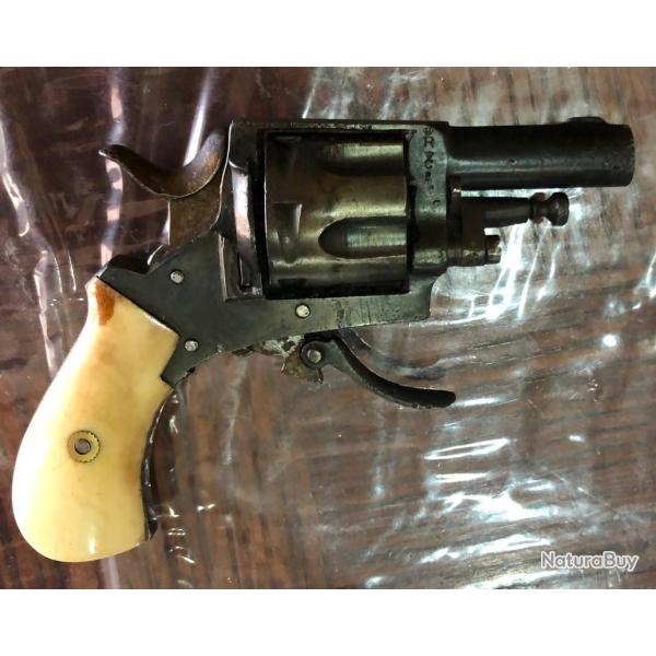 revolver bulldog cal 320 crosse ivoire