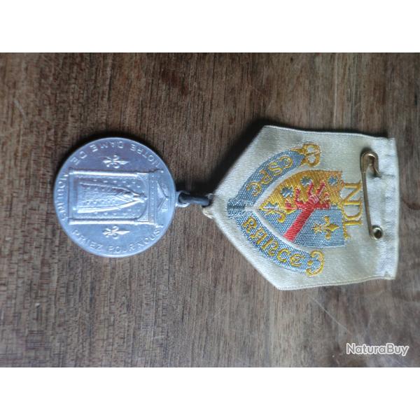 m�daille CSPC RANCE notre dame de lourdes
