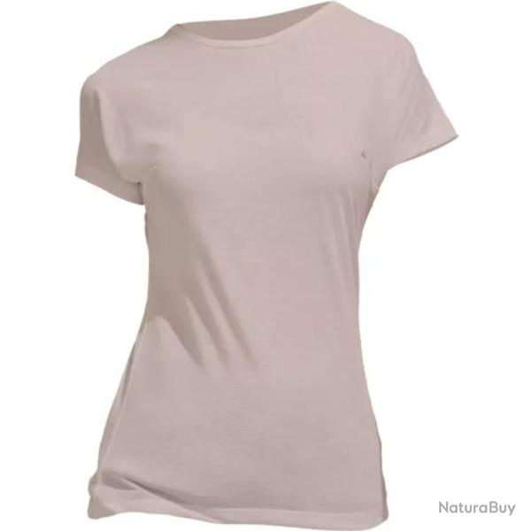 Tee Shirt en Coton Bio Nograd "Mauvaise Herbe" T 2 Beige
