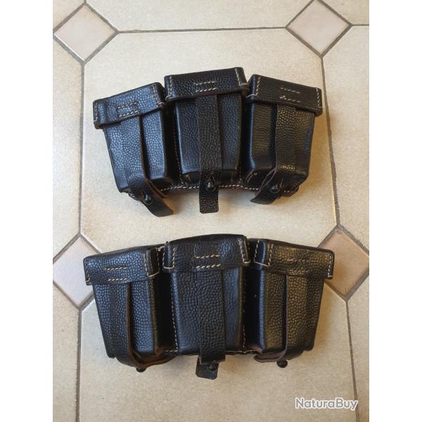 Cartouchi�res allemande en cuir Mauser Kar 98k Airsoft Heer