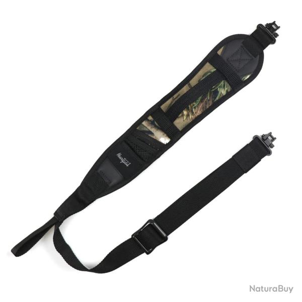 Sangle fusil 2 points HUNTPAL n�opr�ne - Noir