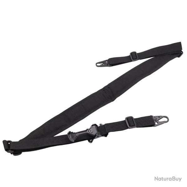 Sangle fusil VULPO 2 points 500D - BK