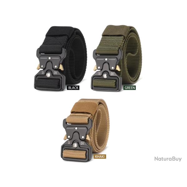 Ceinture Tactique multifonctionnelle en Nylon Coloris au choix