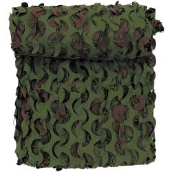 Filet de Camouflage Anglais Ignifug&eacute; Anti Feu Renforc&eacute; Paracorde 3x3m