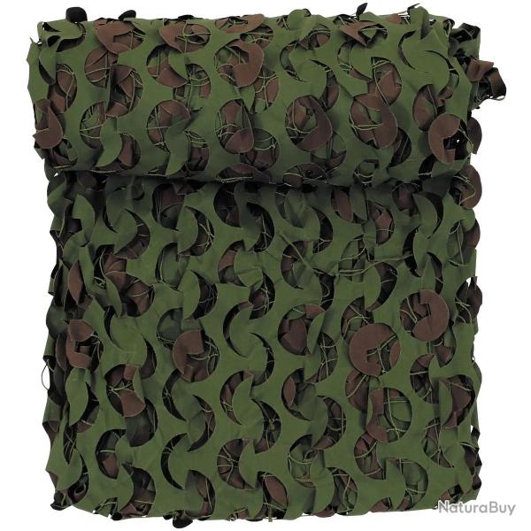 Filet de Camouflage Anglais Ignifug� Anti Feu Renforc� Paracorde 3x3m
