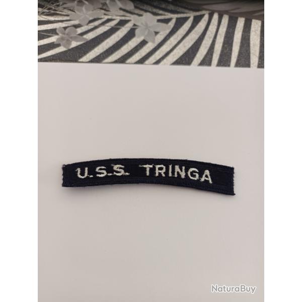 Patch arm�e us navy TAB USS TRINGA ORIGINAL