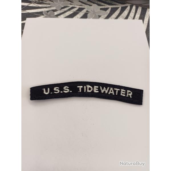 Patch arm�e us navy TAB USS TIDEWATER ORIGINAL