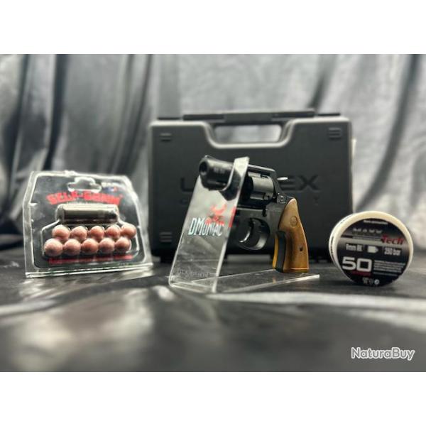 Pack d�fense REVOLVER ROHM RG 59 + Munitions- CALIBRE 9 MM RK - BLACK