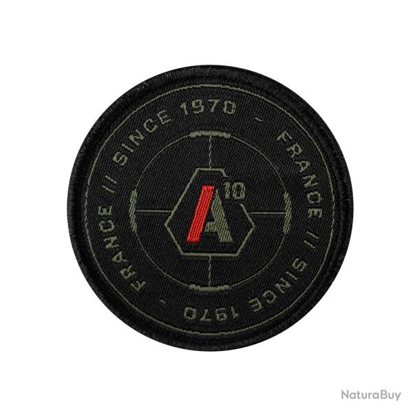 Patch SIGNATURE SINCE 1970 brod� vert olive/rouge