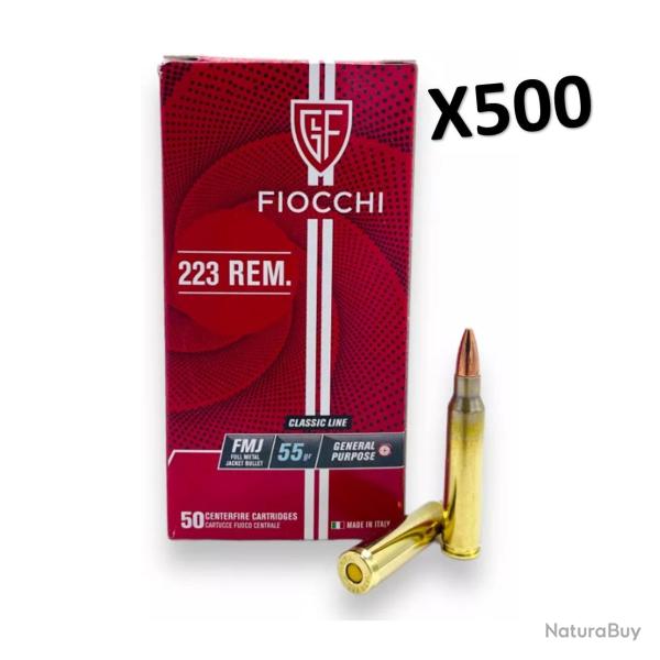 FIOCCHI cal.223 Rem FMJ 55gr x500