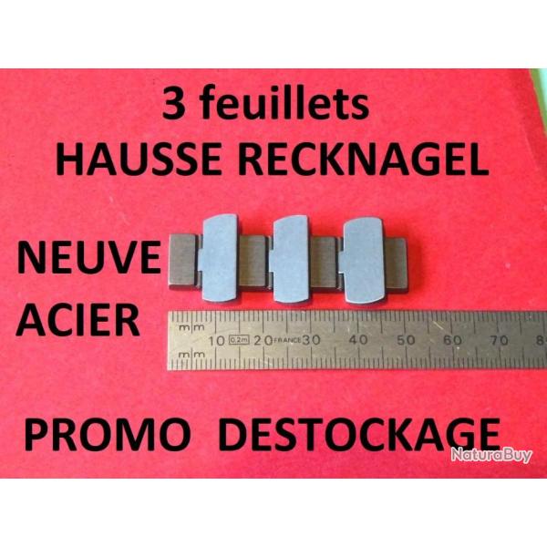 hausse rabattable 3 feuillets RECKNAGEL carabine drilling express mixte - VENDU PAR JEPERCUTE(HU189)