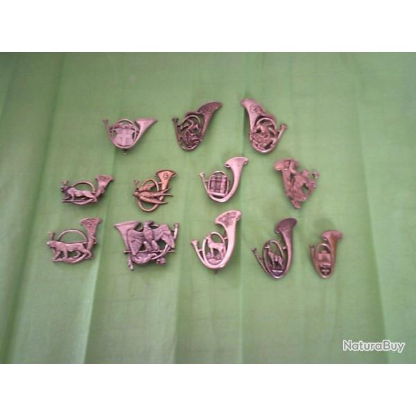 lot de 12 pucelles insignes chasseur alpins