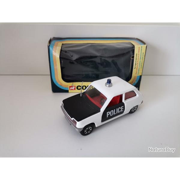 Corgi Toys Renault 5TS Police 1979 rf. no 428 neuve en boite