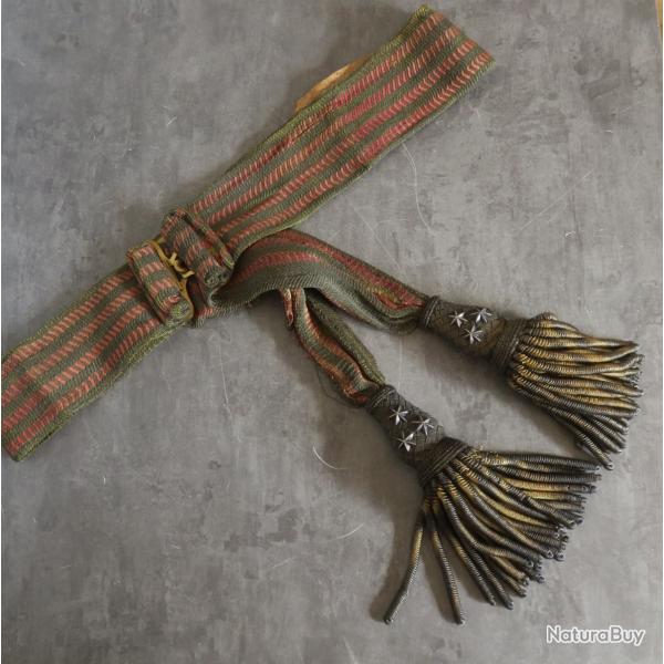 CEINTURE-CHARPE DU GNRAL DE DIVISION, Troisime Rpublique.