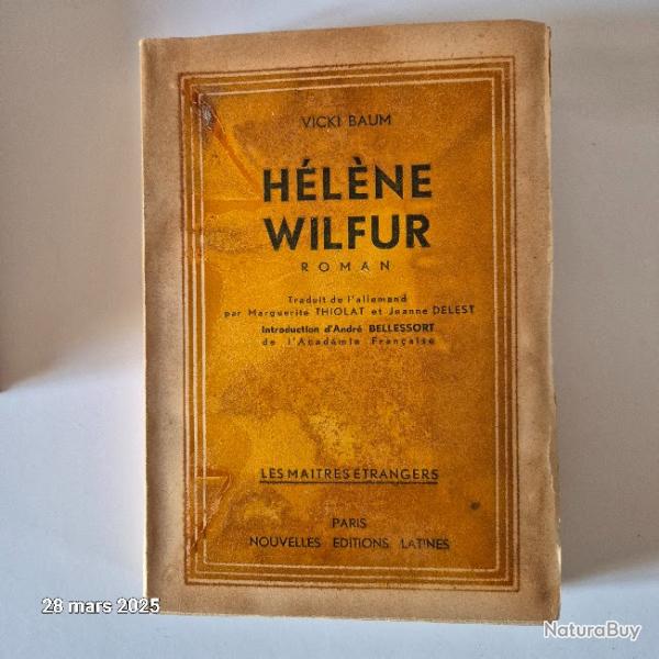 H�l�ne Wilfur, roman, �tudiante en chimie, 1947