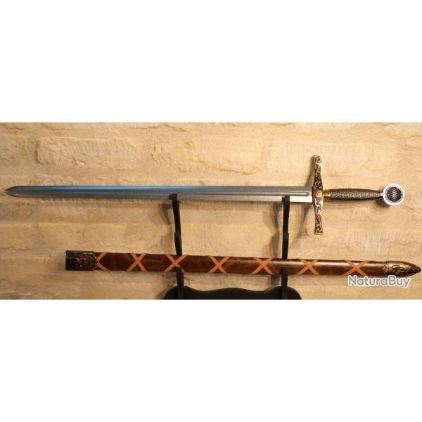 �p�e EXCALIBUR m�di�vale ou HEROIC FANTASY COSPLAYEUR avec fourreau EBR24EEE009