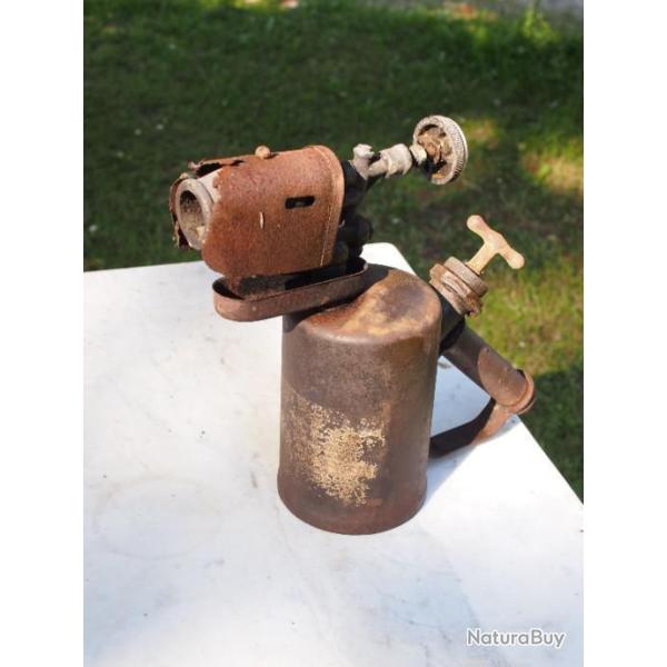 WEHRMACHT - authentique lampe de pr�chauffage blind� panzer allemand Normandie 44