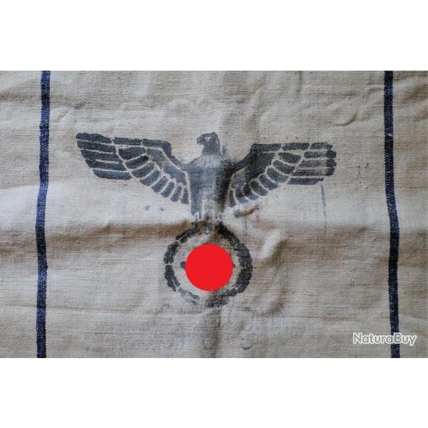 MILITARIA ALLEMAND - Heer Verpflenung sac 1938 ravitaillement nourriture NORMANDIE ref SC1222CN001