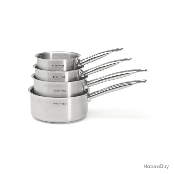 batterie, s�rie de 4 casseroles en inox PRIM'APPETY , De Buyer