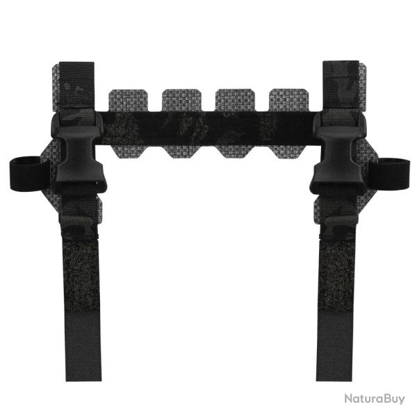 Adaptateur porte-plaque tactique AVS MBAV molle - Multicam noir