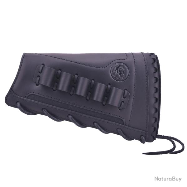 Couverture de crosse de fusil de chasse en cuir -*Black(.308.30-06)  LIVRAISON GRATUITE