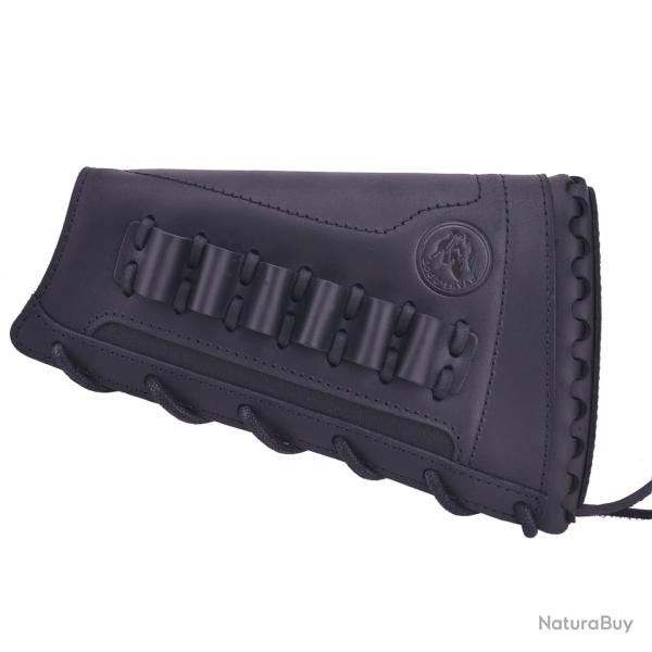 Couverture de crosse de fusil de chasse en cuir -* Black(.30-30.357)  LIVRAISON GRATUITE