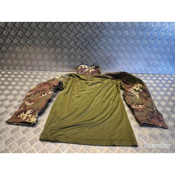 chemise t-shirt tactique camo vegetale italien mil-tec taille s 10513742