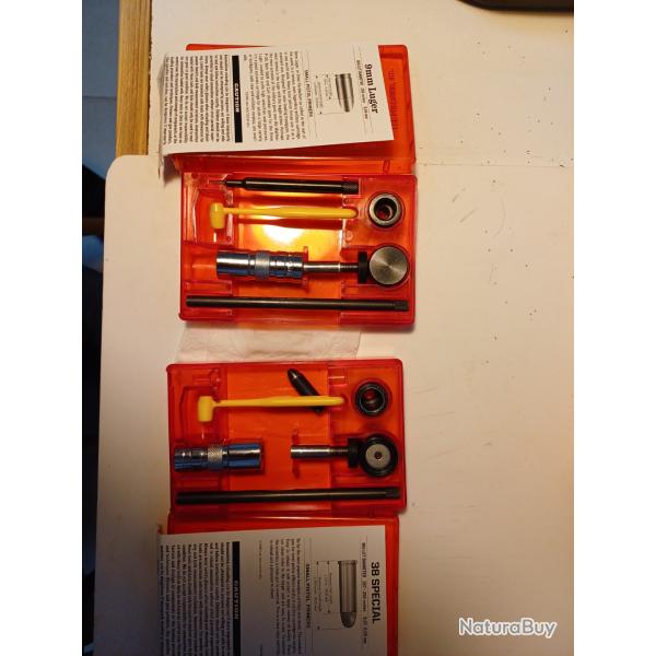 Outils  main de rechargement 38sp et 919