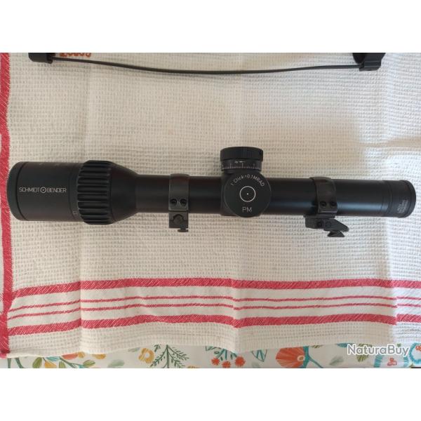 Lunette Schmidt & Bender 1-8x24 PMII Shortdot CC neuve
