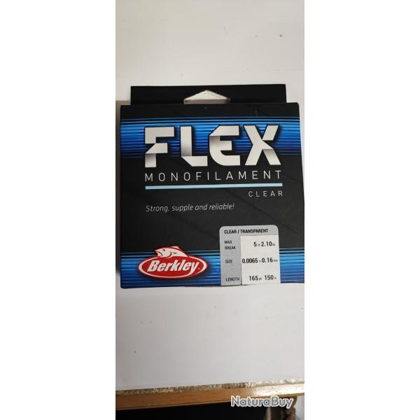 FILS FLEX BERKLEY - MONOFILAMENT CLEAR - 16� - 2.10KG - 150M