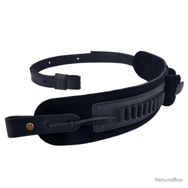 Sangle de fusil de chasse en cuir sud . 22MAG,. 22LR,. 17HMR  LIVRAISON GRATUITE