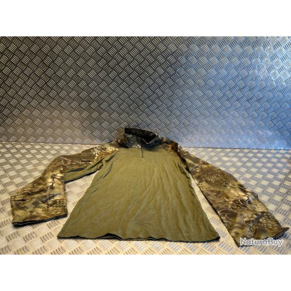 Chemise t-shirt manches longues dmoniac camo kryptek highlander neuf Taille 36