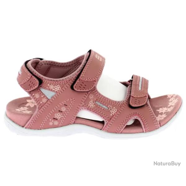 Sandale de Marche Femme Elementerre Zimbella Rose p�le