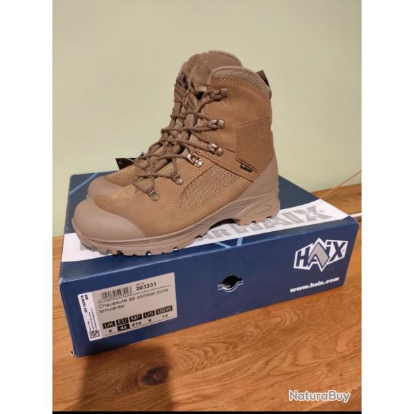 Chaussures de combat(Chasse) zone temp�r�e, coyote. Taille 42, neuf