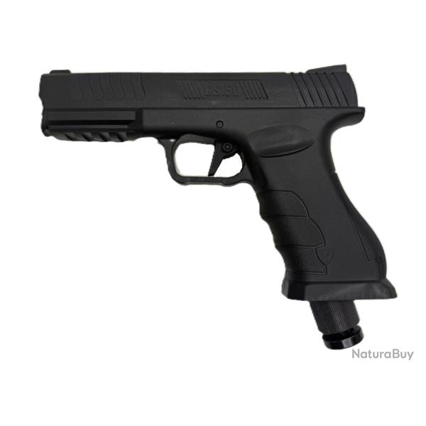 Pack Complet GS50 14 joules Le plus volu des pistolets de dfense  balle caoutchouc Cal .50