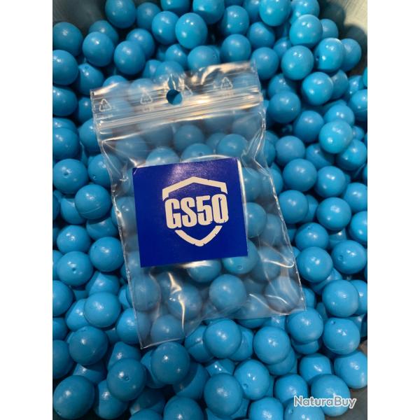 GS50 Calibre .50 - X 50 Balles caoutchouc Sachet de 50 Billes conues spcialement pour le GS50