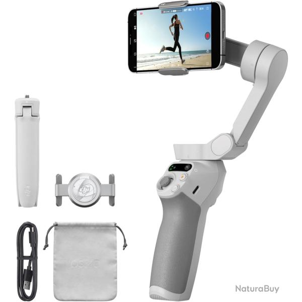 Video DJI Nacelle intelligente Osmo Mobile SE pour t�l�phone � 3 axes, portable et pliable, Android