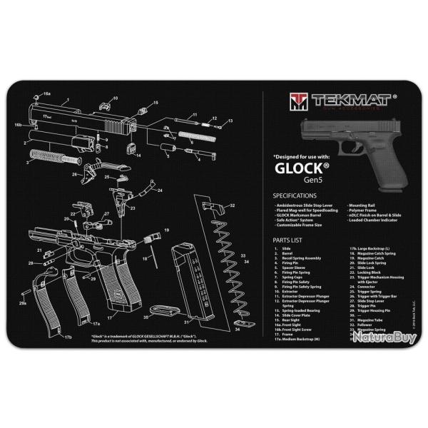 Tapis de d�montage TEKMAT pour Glock GEN5