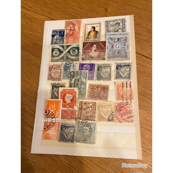 timbres anciens  Espagne Portugal Italie