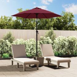 Parasol Bordeaux 200x224 cm Aluminium alsavelo