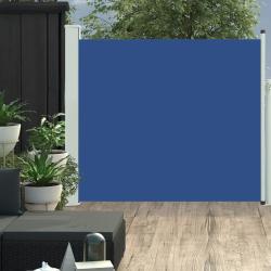 Auvent lat&eacute;ral r&eacute;tractable de patio 100x300 cm Bleu alsavelo