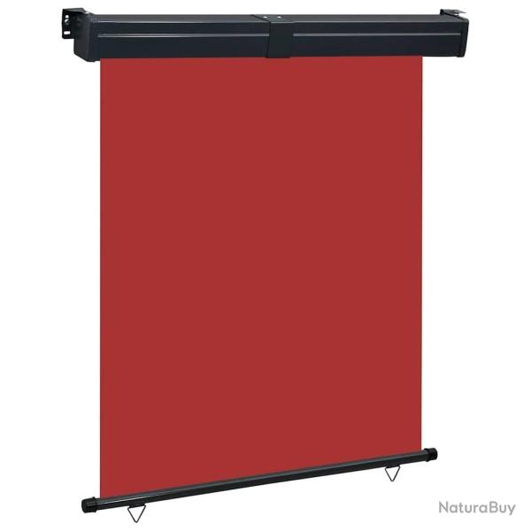 Auvent lat�ral de balcon 145x250 cm Rouge alsavelo