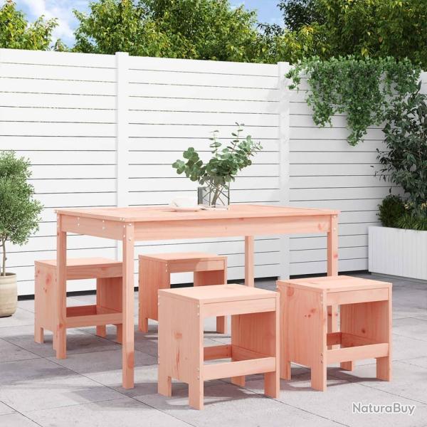 Ensemble � manger de jardin 5pcs bois massif Douglas alsavelo
