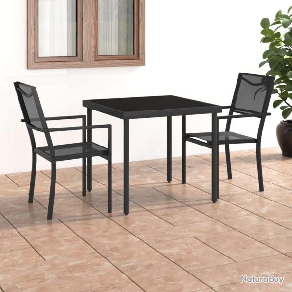 Mobilier de salle � manger d'ext�rieur 3 pcs Acier