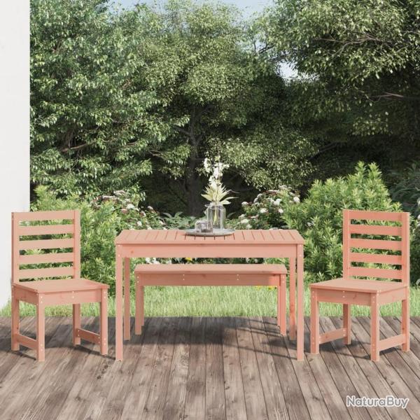 Ensemble � manger de jardin 4 pcs bois massif Douglas alsavelo
