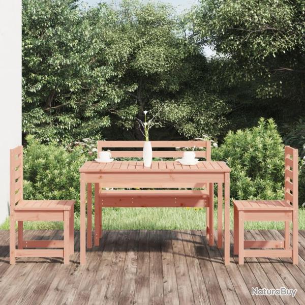 Ensemble � manger de jardin 4 pcs bois massif Douglas alsavelo