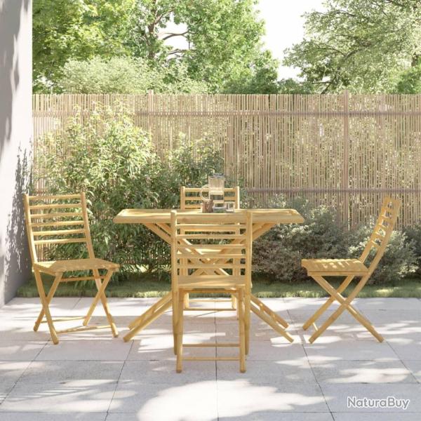 Ensemble � manger de jardin 5 pcs bambou alsavelo