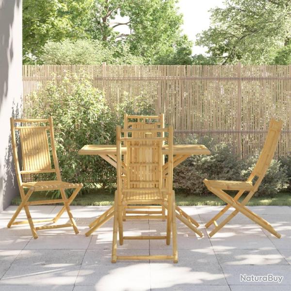 Ensemble � manger de jardin 5 pcs bambou alsavelo